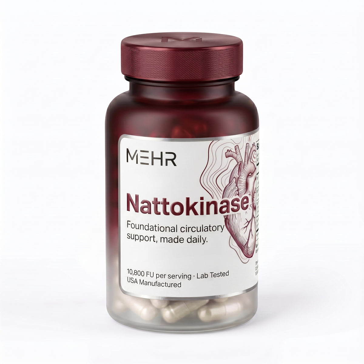 MEHR - Ultimate Nattokinase - Natural solution for reversing arterial inflammation